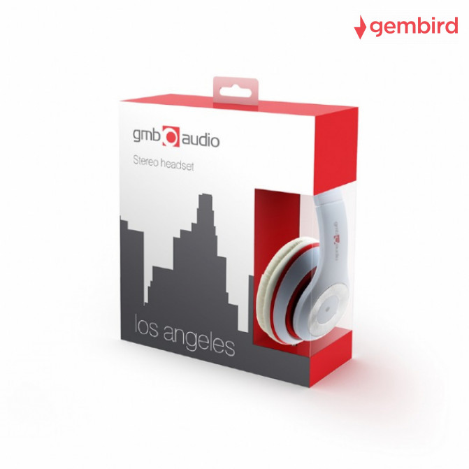 Căști Gembird MHS-LAX-W,"Los Angeles", white