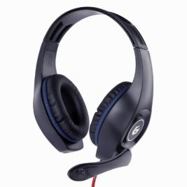 Căști Gembird GHS-05-B, de gaming cu microfon și control de volum, blue-black