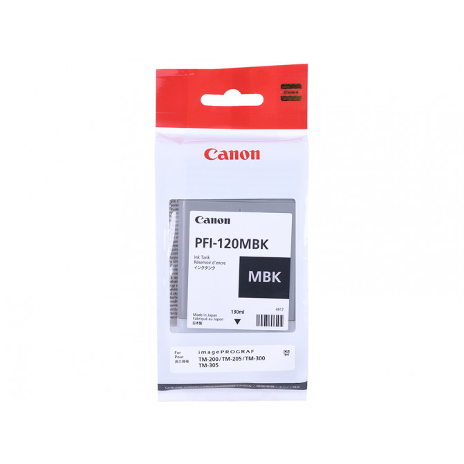 Картридж струйный Canon PFI-120MBK (130мл)
