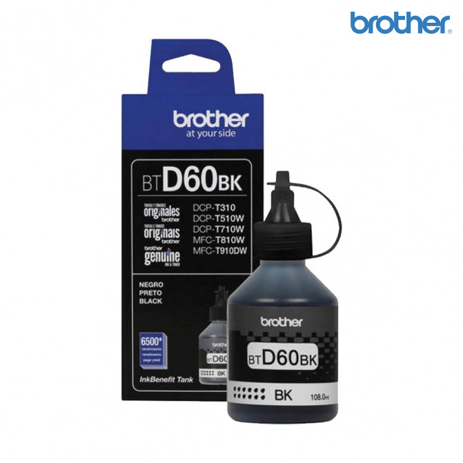 Cerneala Brother Originala BTD60BK DCP-T300/T500W Black