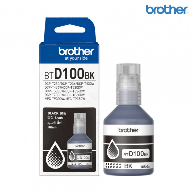 Cerneala Brother Originala  BTD100BK DCP-T230/T430W/T530DW/T730DW/T930DW Black
