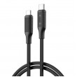 Cablu Type-C to Type-C Cable XO, PD fast charging 60W, NB-Q265B, Black