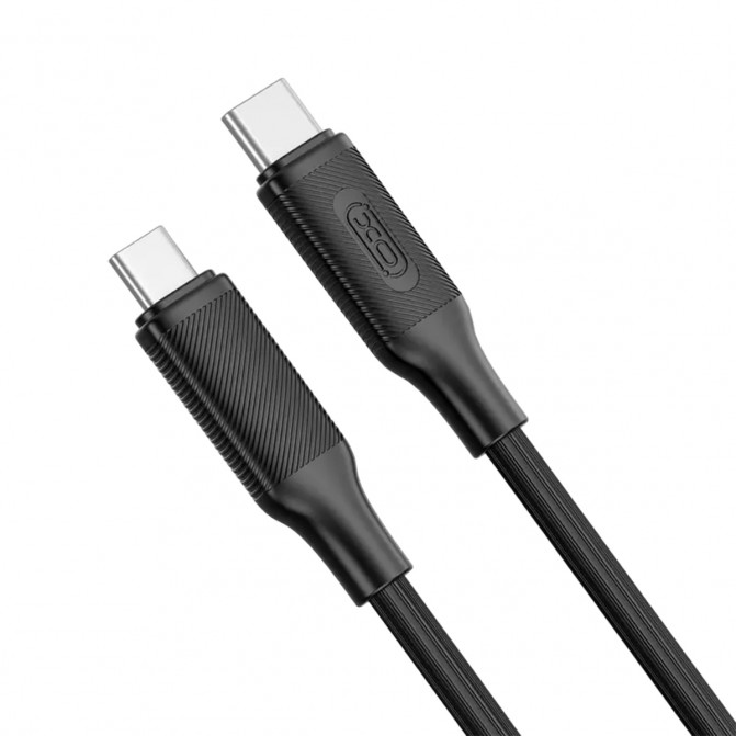 Cablu Type-C to Type-C Cable XO, PD fast charging 60W, NB-Q265B, Black