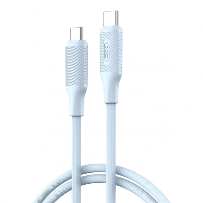 Cablu Type-C to Type-C Cable XO, PD fast charging 60W, NB-Q265B, Blue