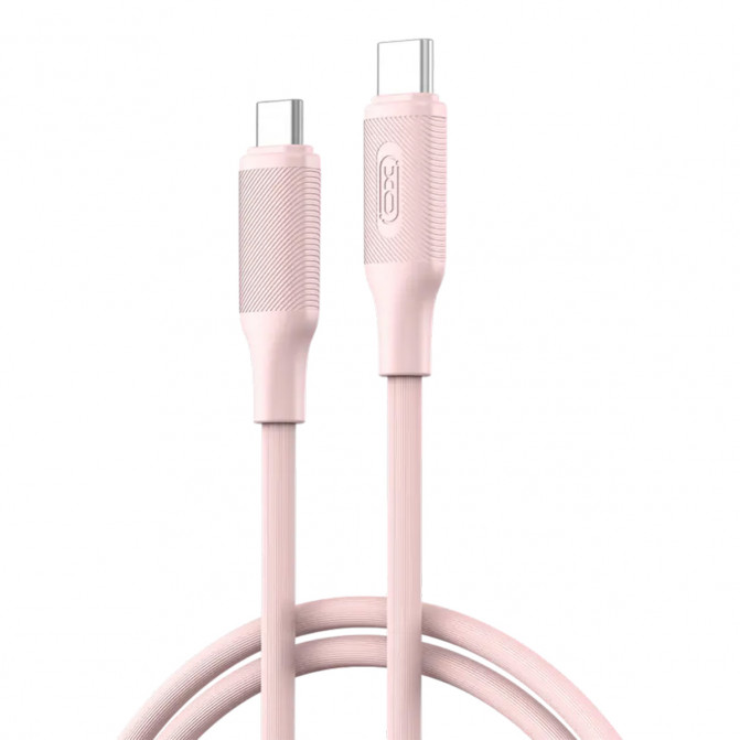 Cablu Type-C to Type-C Cable XO, PD fast charging 60W, NB-Q265B, Pink