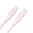 Cablu Type-C to Type-C Cable XO, PD fast charging 60W, NB-Q265B, Pink