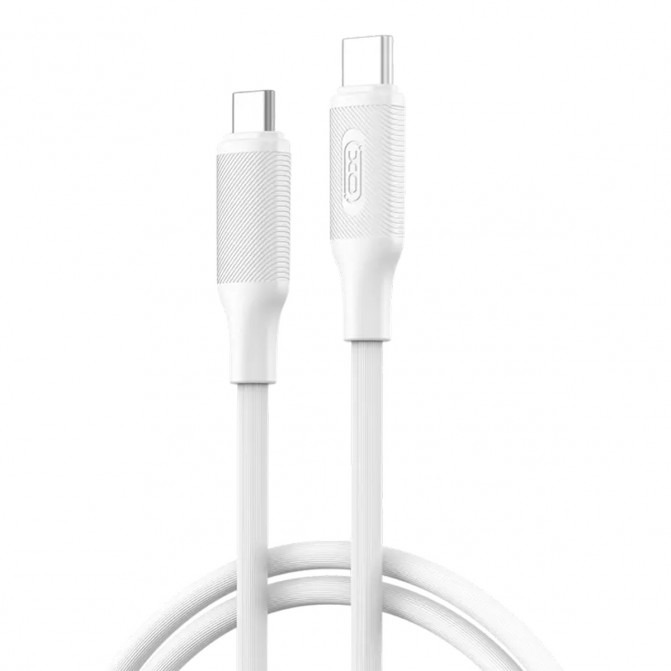 Cablu Type-C to Type-C Cable XO, PD fast charging 60W, NB-Q265B, White