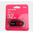 USB Флэш 32GB USB2.0 Flash Drive ADATA "C008", Black-Red, Plastic, Slider (R/W:18/10MB/s)