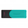 USB Флэш 128GB USB3.2 Flash Drive Kingston DataTraveler Exodia S (DTXS/128GB), Black + Turquoise, Plastic, Slider Cap