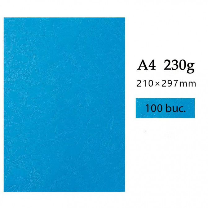 Copertine carton pentru legare A4, 230 g, Blue