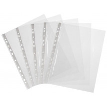 A4 60mic Protector de foi transparent cu 11 gauri 100buc