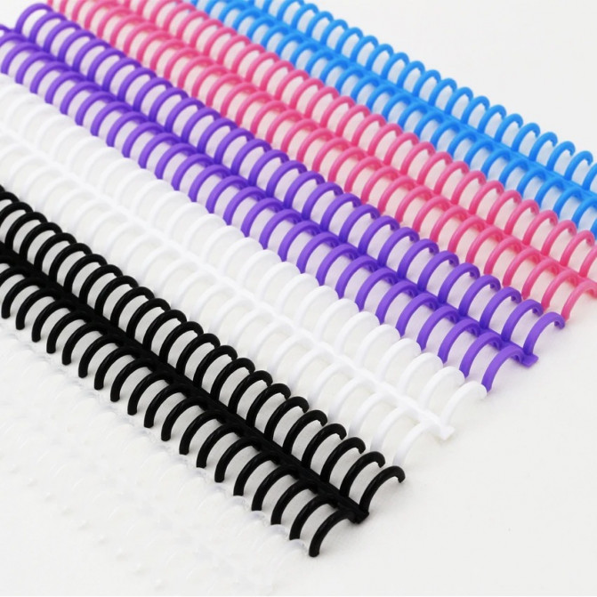 Cleme din plastic pentru legare d=12,5 mm, 100 buc., Black