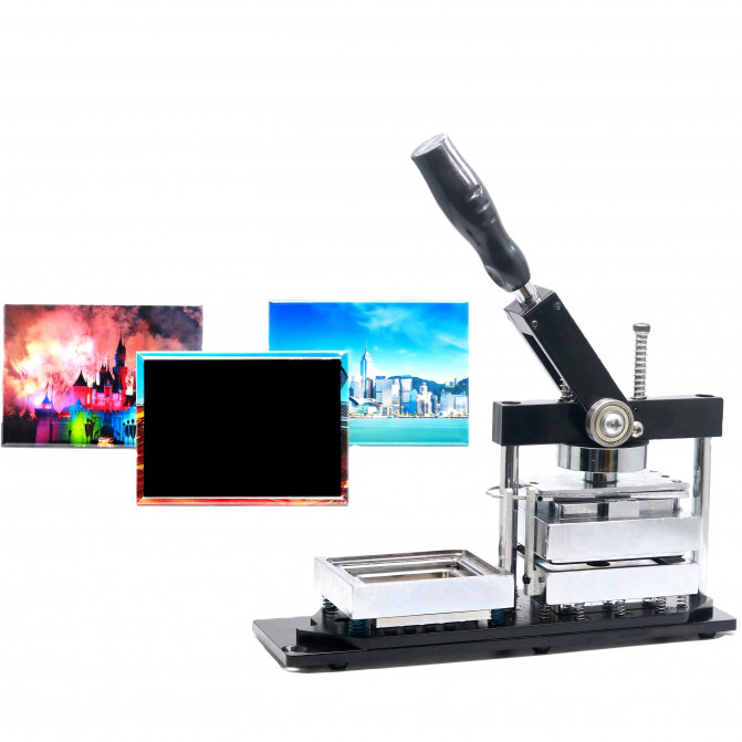 Mașină universal pentru fabricat magneți de frigider Qsmile FM-M3 80mm*53mm