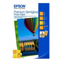 Hârtie foto A4 251 gr Semi lucioasă Premium 20 foi Epson C13S041332