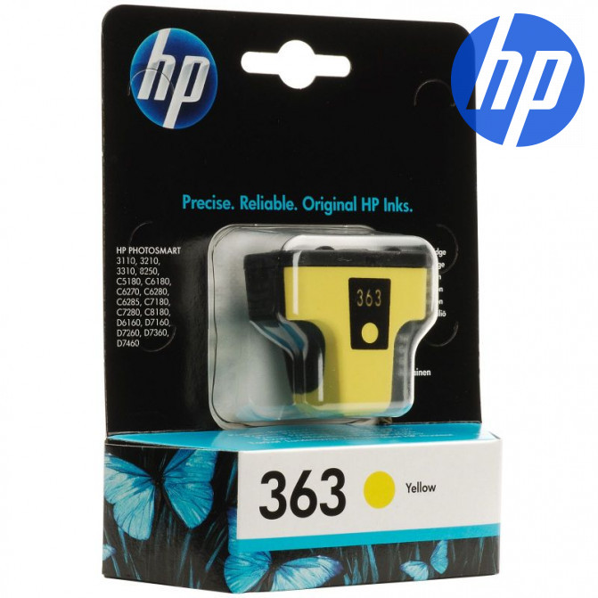 Картридж струйный HP №363 (C8773EE) Yellow Original