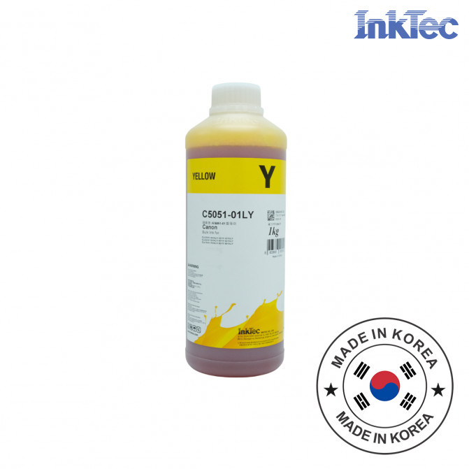 Чернила InkTec Canon 1000 мл Yellow C5051-01LY