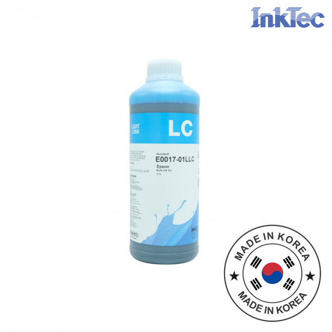 Cerneala InkTec pentru imprimante Epson 1000 ml Light Cyan E0017-01LLC