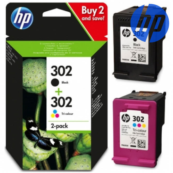 Картридж струйный HP №302 (X4D37AE)TwinPack Original