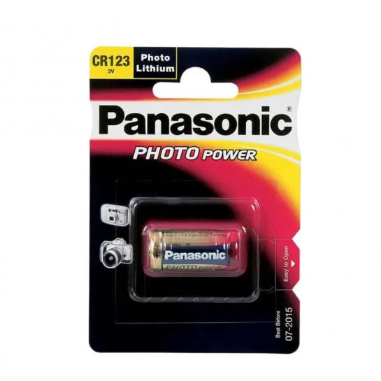 Baterii Panasonic CR123A PHOTO Power 3V, LITHIUM, Blister*1, CR-123AL/1BP