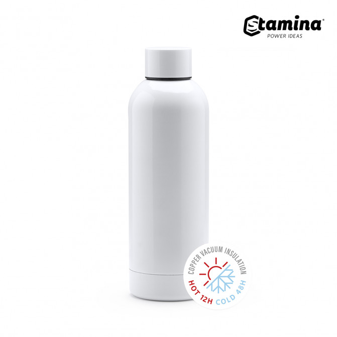 Термобутылка для сублимации BALAX 4122 из нержавеющей стали 304 cдвойными стенками 550мл белая