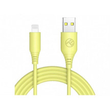 Кабель USB - Lightning, 3A, 1m, Tellur yellow TLL155397
