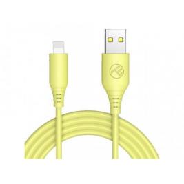Кабель USB - Lightning, 3A, 1m, Tellur yellow TLL155397
