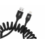 Кабель USB - Lightning, 3A, 1.8m, EXTENDABLE Tellur Black  TLL155396