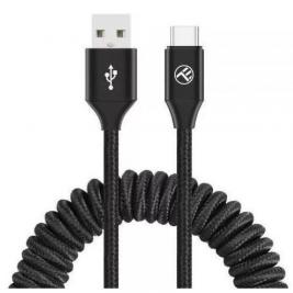 Кабель USB - Type-C, 3A, 1.8m, EXTENDABLE, Tellur Black  TLL155395
