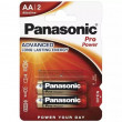 Батарейки Panasonic PRO Power AA Blister *2, Alkaline, LR6XEG/2BP