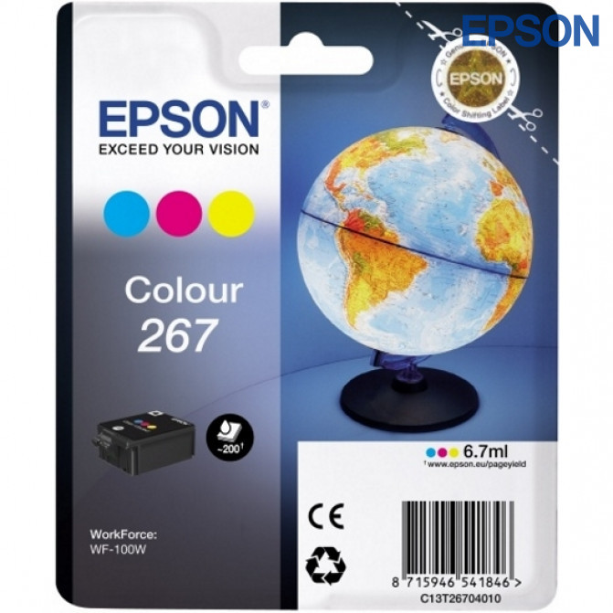 Cartuș cu jet de cerneală Epson T267 (C13T26704010) Color Original