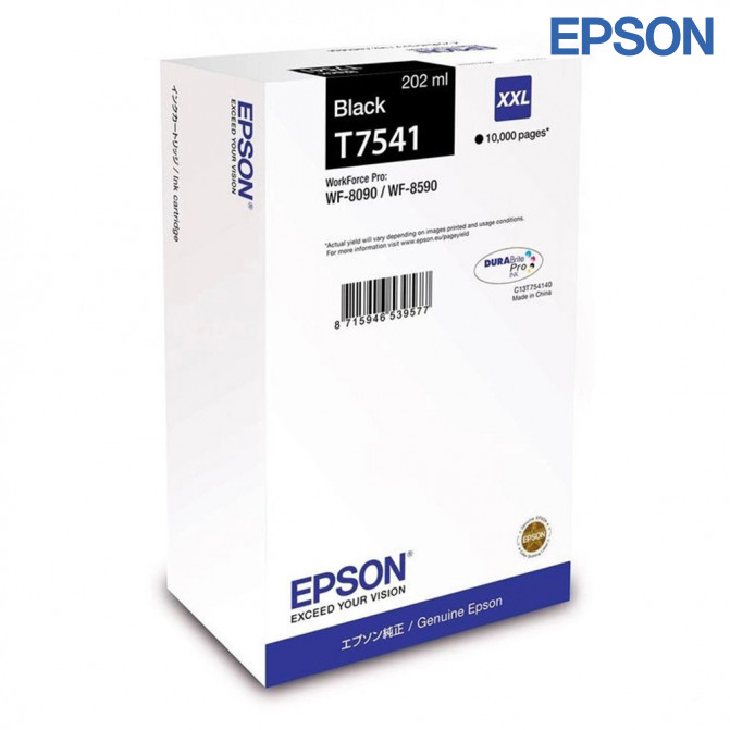 Cartuș cu jet de cerneală Epson T754140 XXL Black Original