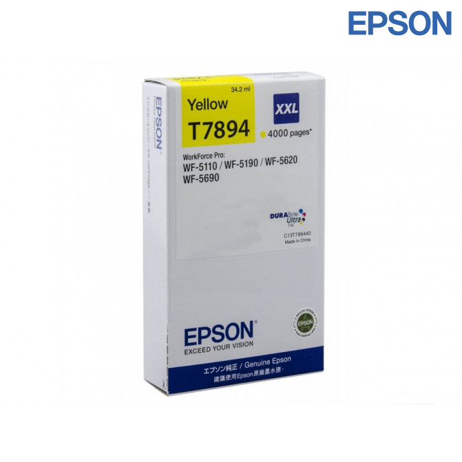 Cartuș cu jet de cerneală Epson T789440 XXL Yellow Original