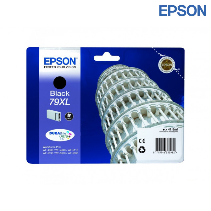Cartuș cu jet de cerneală Epson T79XL (T79014010) Black Original