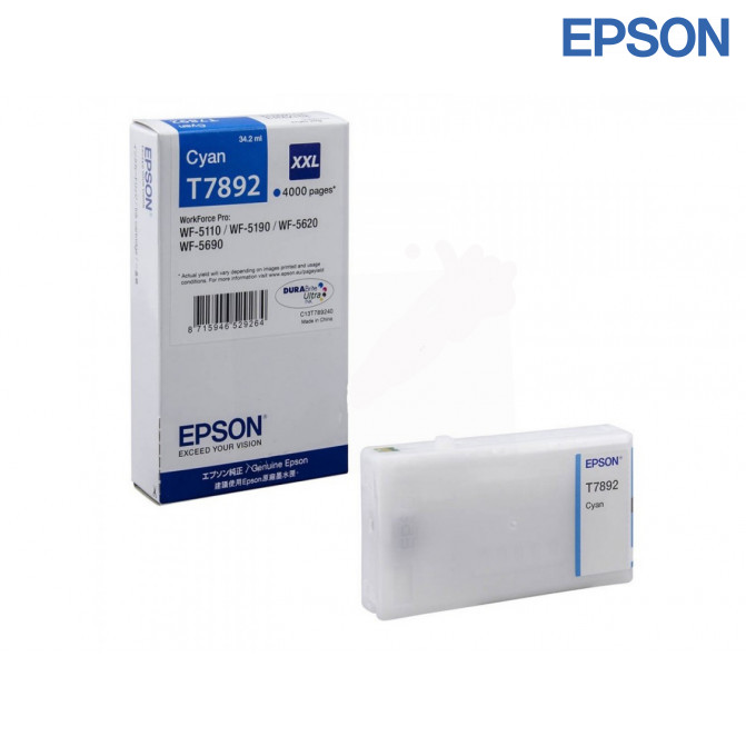 Cartuș cu jet de cerneală Epson T789240 XXL Cyan Original