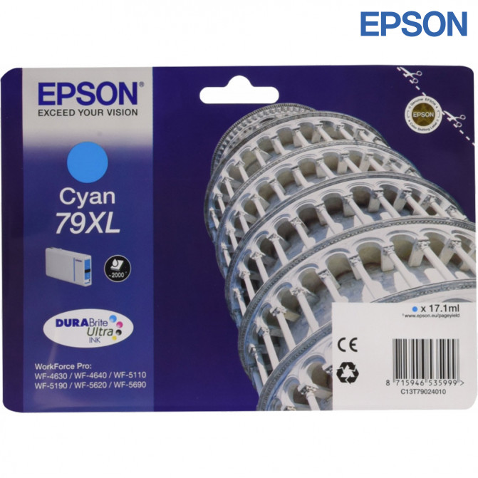 Cartuș cu jet de cerneală Epson T79XL  (T79024010) Cyan Original