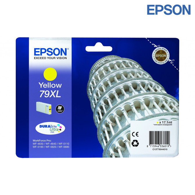 Cartuș cu jet de cerneală Epson T79XL (T79044010) Yellow Original