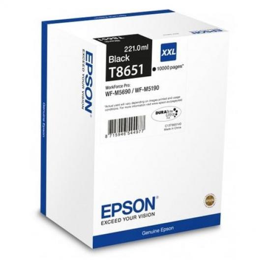 Картридж струйный Epson T8651XXL (C13T865140) Black (221ml) Original