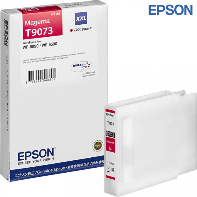 Картридж струйный Epson T9073XXL Magenta Original