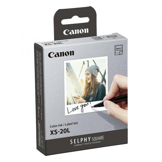 Картридж Canon XS-20L EU26 + бумага 72x65 mm (20 листов) Original