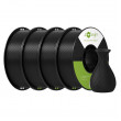 Филамент для 3D-принтера Creality Soleyin Ultra, PLA, набор: 4xBlack, 1.75 мм, 4кг