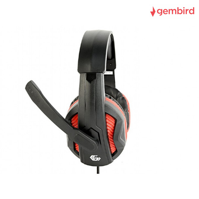 Наушники Gembird GHS-03, игровые с микрофоном, Black