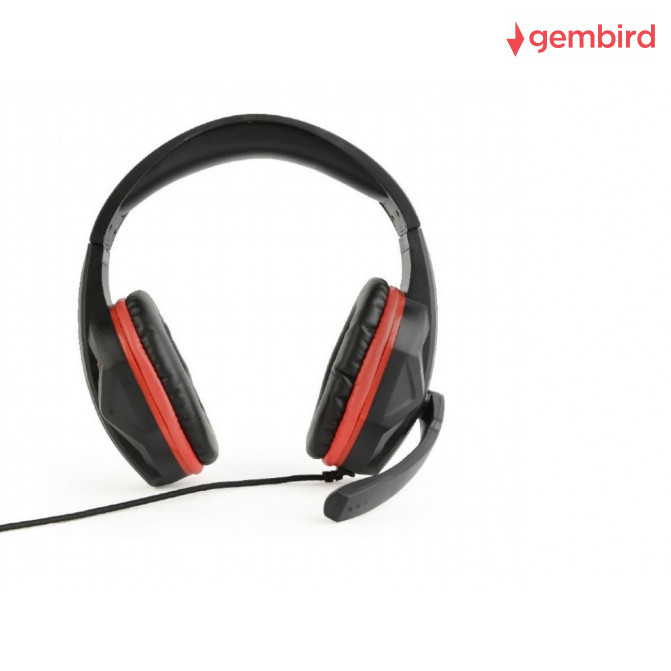 Наушники Gembird GHS-03, игровые с микрофоном, Black