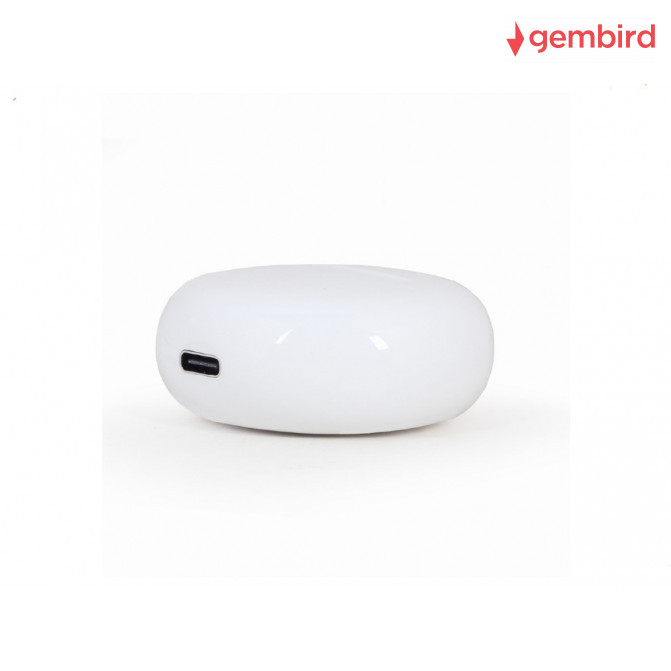 Наушники беспроводные Gembird FitEar-X200W, Bluetooth TWS in-ears FitEar, white