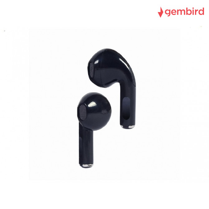 Наушники беспроводные Gembird FitEar-X200B, Bluetooth TWS in-ears FitEar, black