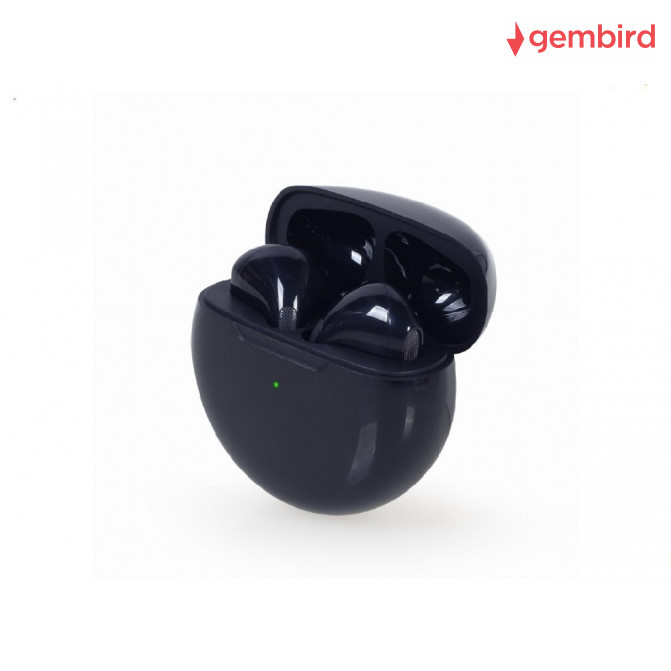 Наушники беспроводные Gembird FitEar-X200B, Bluetooth TWS in-ears FitEar, black