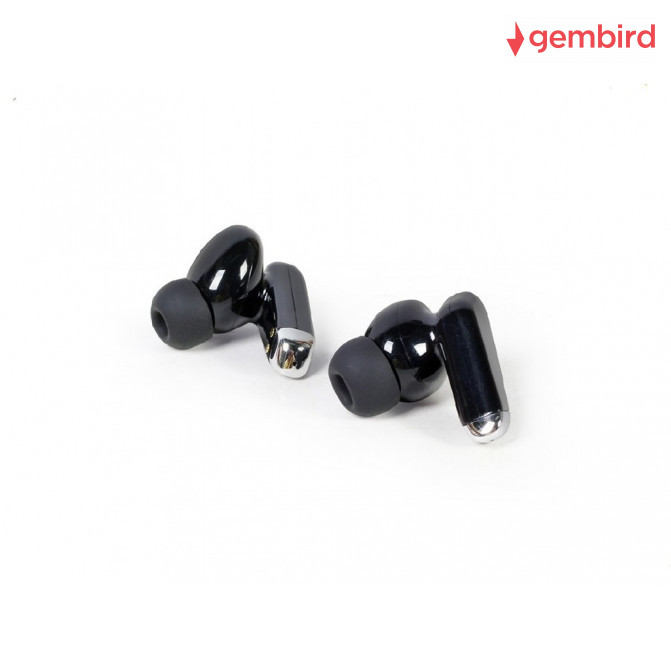 Наушники беспроводные Gembird FitEar-X300B, Bluetooth TWS in-ears FitEar, black