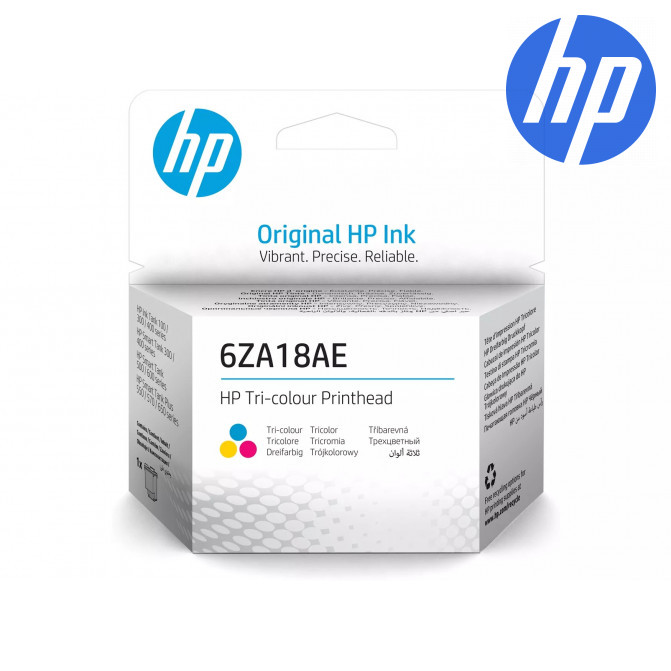 Печатающая головокa HP (6ZA18AE)  цветная (HP Ink Tank 315/410/415/115/319/419 Smart Tank 500/515/516/519/530/580/581/585/615) Original