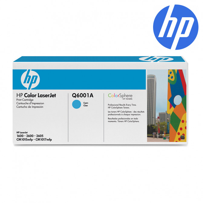 Cartuș laser HP Q6001A Cyan Original