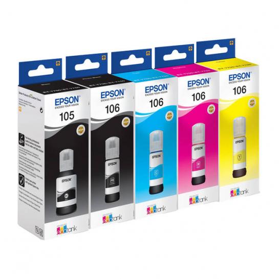 Cerneala Epson Originala 106/105 (5 culori)