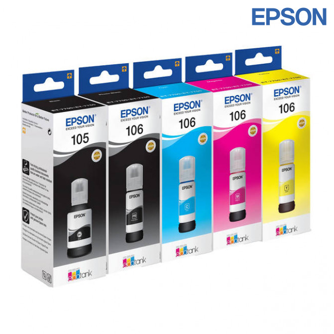 Cerneala Epson Originala 106/105 (5 culori)